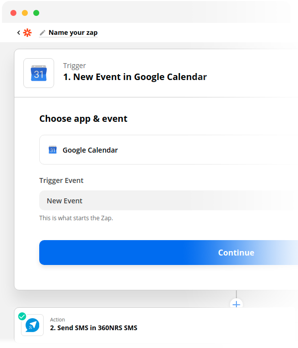 360NRS integration with Google Calendar