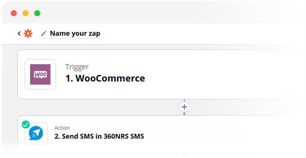 Zapier and Woocommerce connection with 360NRS