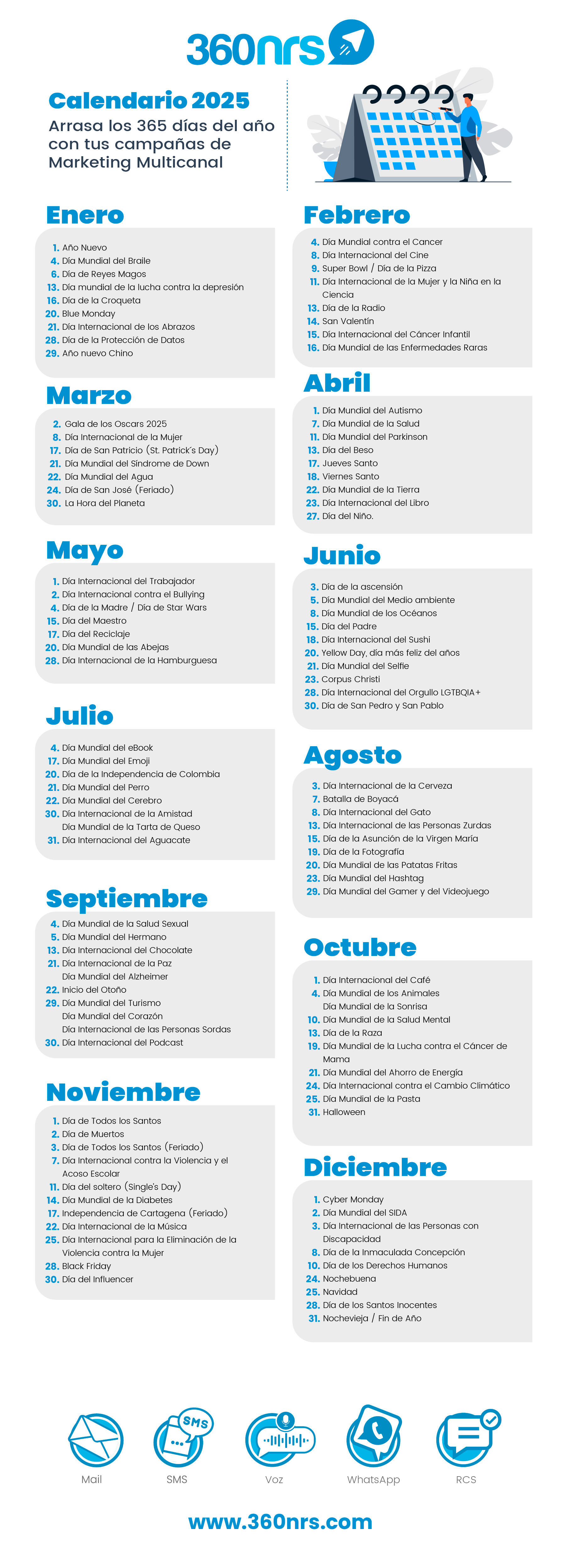 Marketing Calendar Colombia 2025