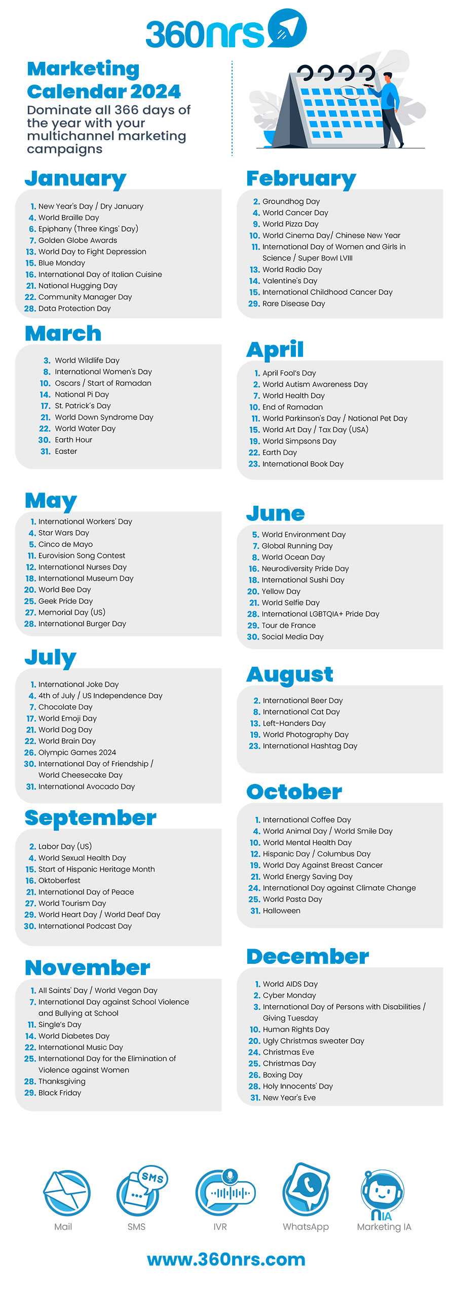 International Marketing Calendar 2024